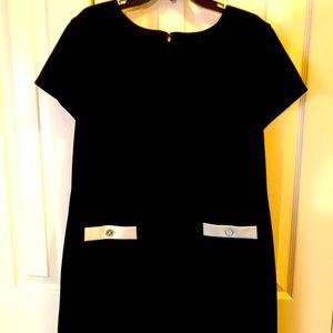 Tommy Hilfiger black office dress. Knee length. Size 16